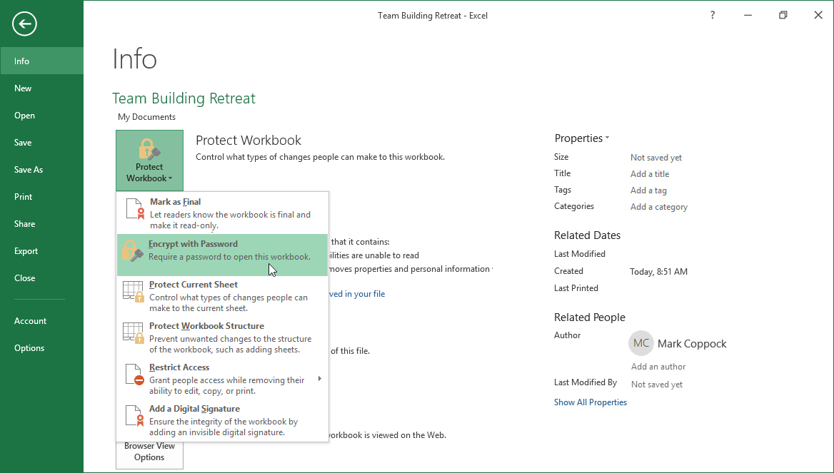 Working with Permissions in Microsoft Excel | Training Connection