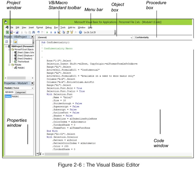 visual basic for excel courses