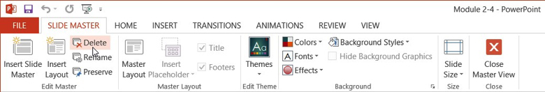Using Slide Masters In Powerpoint Part Four Training Connection